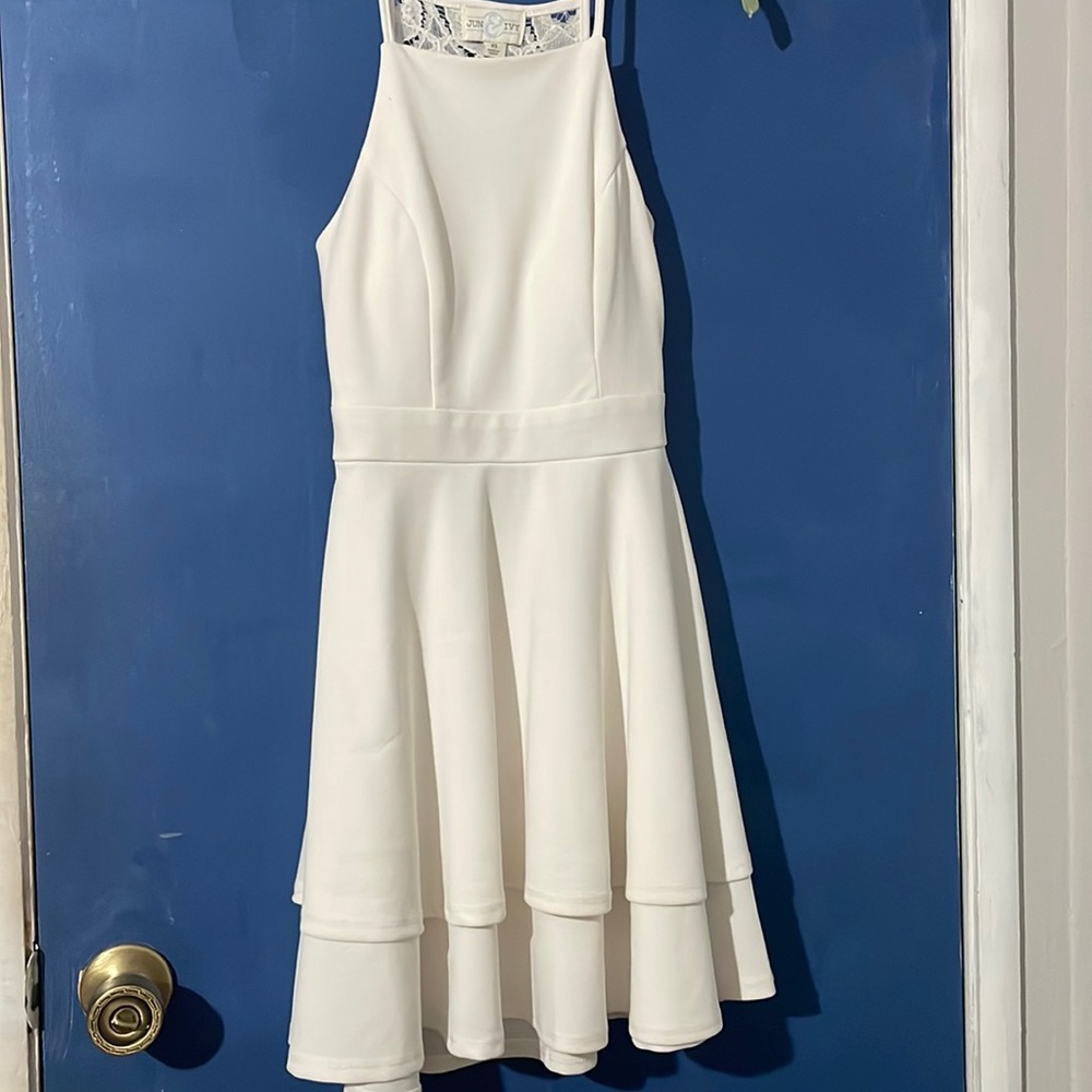 white Francesca’s dress